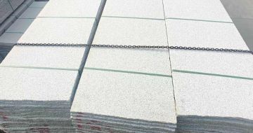 益阳芝麻白毛板，石材毛板