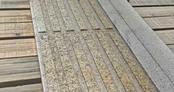 益阳黄金麻盲道石 盲条