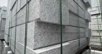 益阳芝麻白路牙石 马路牙子