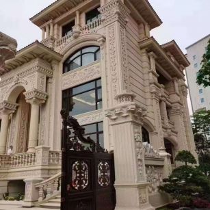 益阳黄金麻别墅外墙异形定制