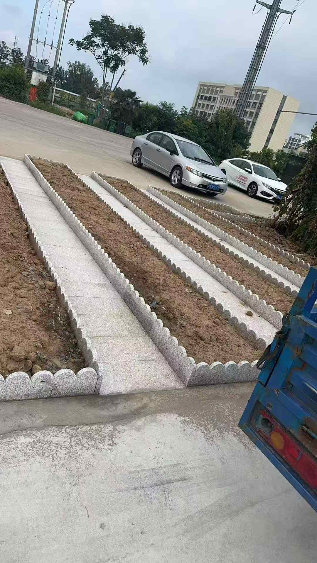 益阳芝麻白花边石