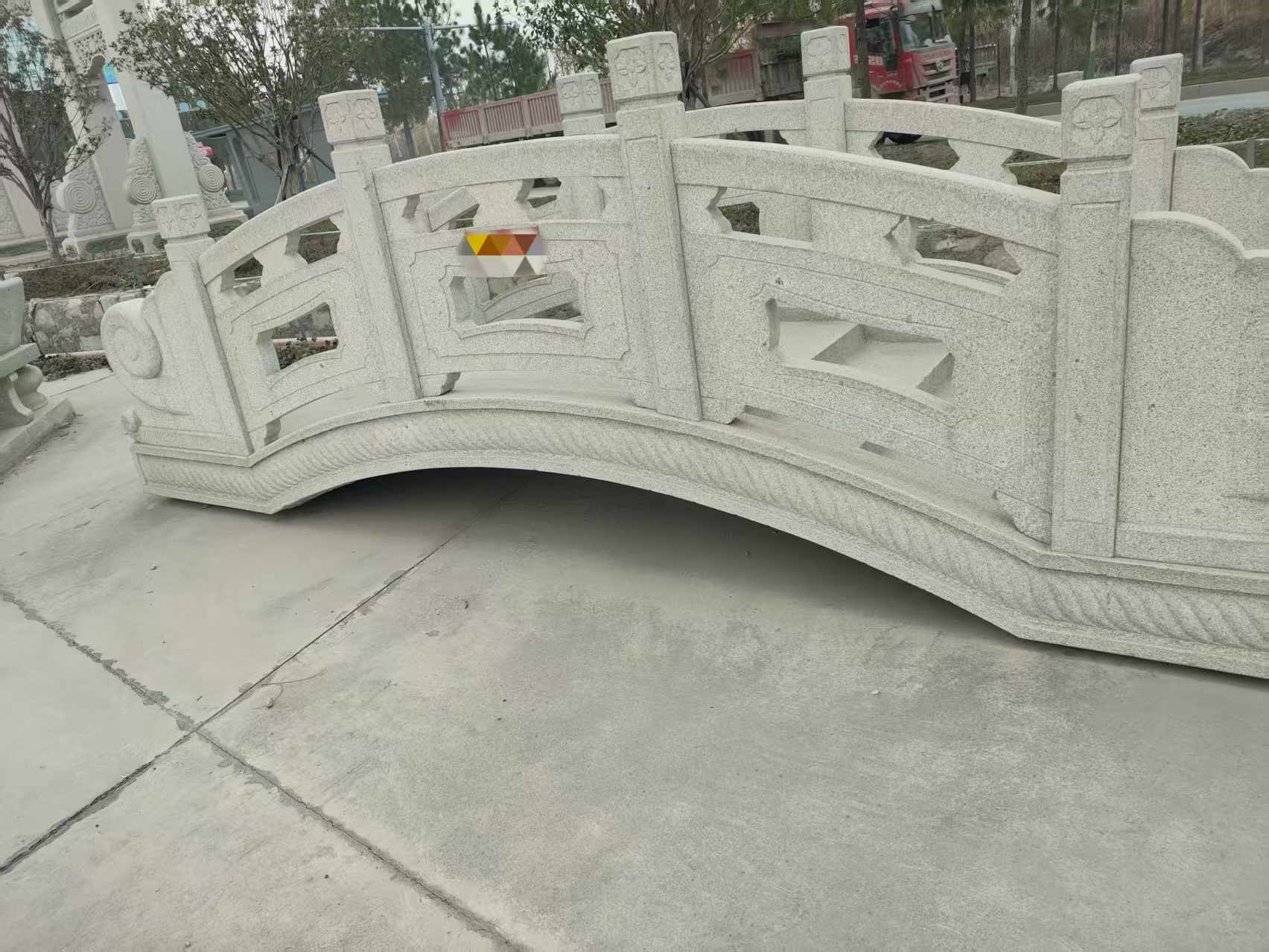 益阳芝麻白拱桥，石桥