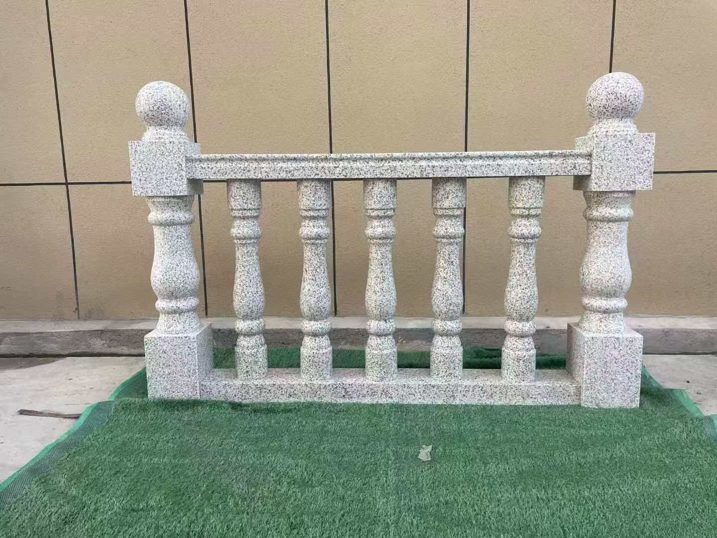 益阳芝麻白阳台栏杆 花岗岩栏杆