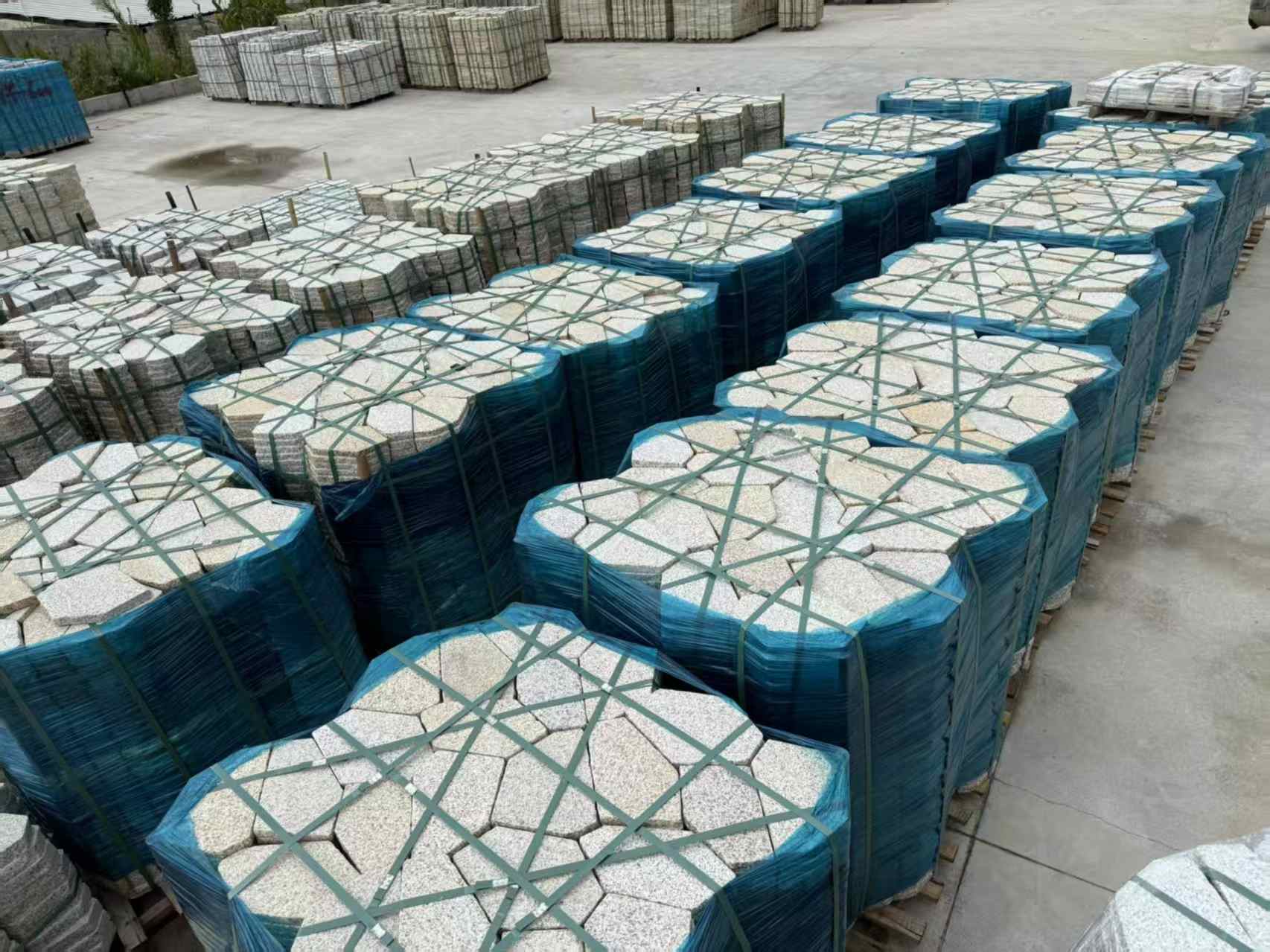 益阳黄金麻冰裂纹 碎拼